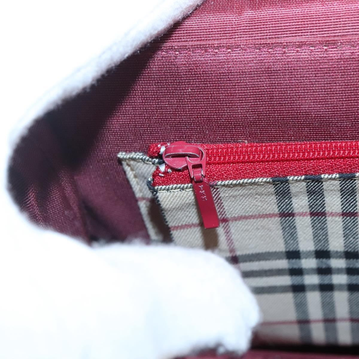 Burberry Vintage Handbag Leather, RED, LEATHER, Handbag