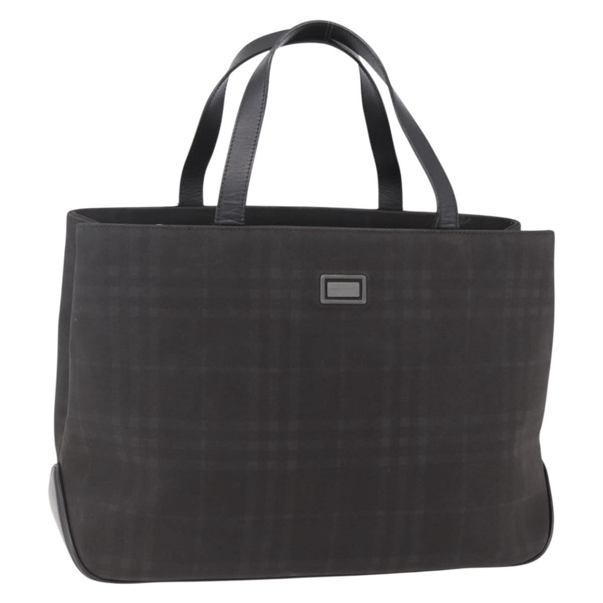 Burberry Nova Handbag Canvas, BROWN, PVC, Handbag