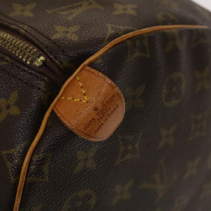 Louis Vuitton Keepall Bag Monogram Canvas, BROWN, CANVAS, Travel bag