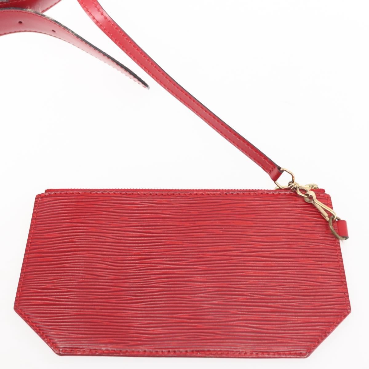 Louis Vuitton Vintage Sac d'Epaule Handbag Epi Leather, RED, LEATHER, Shoulder bag