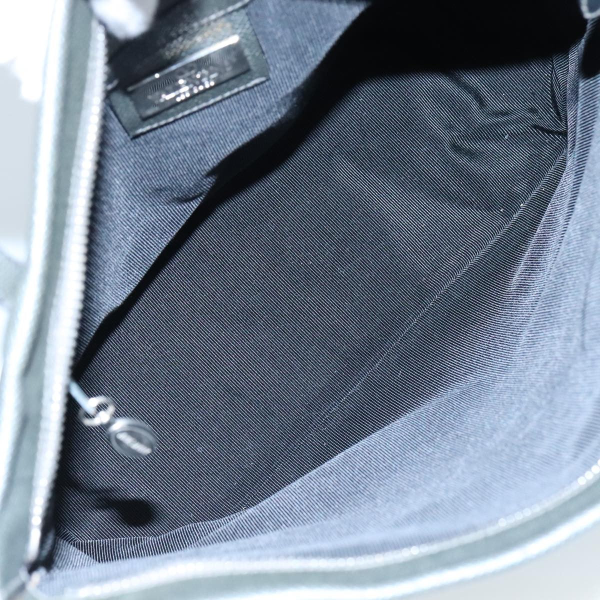 Valentino Garavani Vlogo tote bag Leather, GRAY, LEATHER, Tote bag