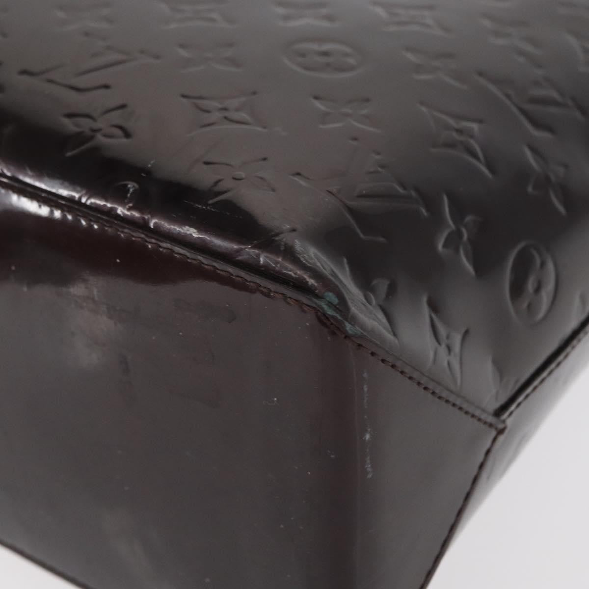 Louis Vuitton Wilshire Handbag Monogram Vernis, PURPLE, PATENT_LEATHER, Handbag