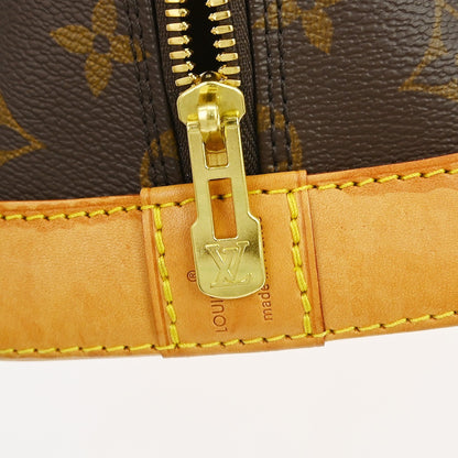 Louis Vuitton Alma Handbag Monogram Canvas, Brown, Canvas, Handbag