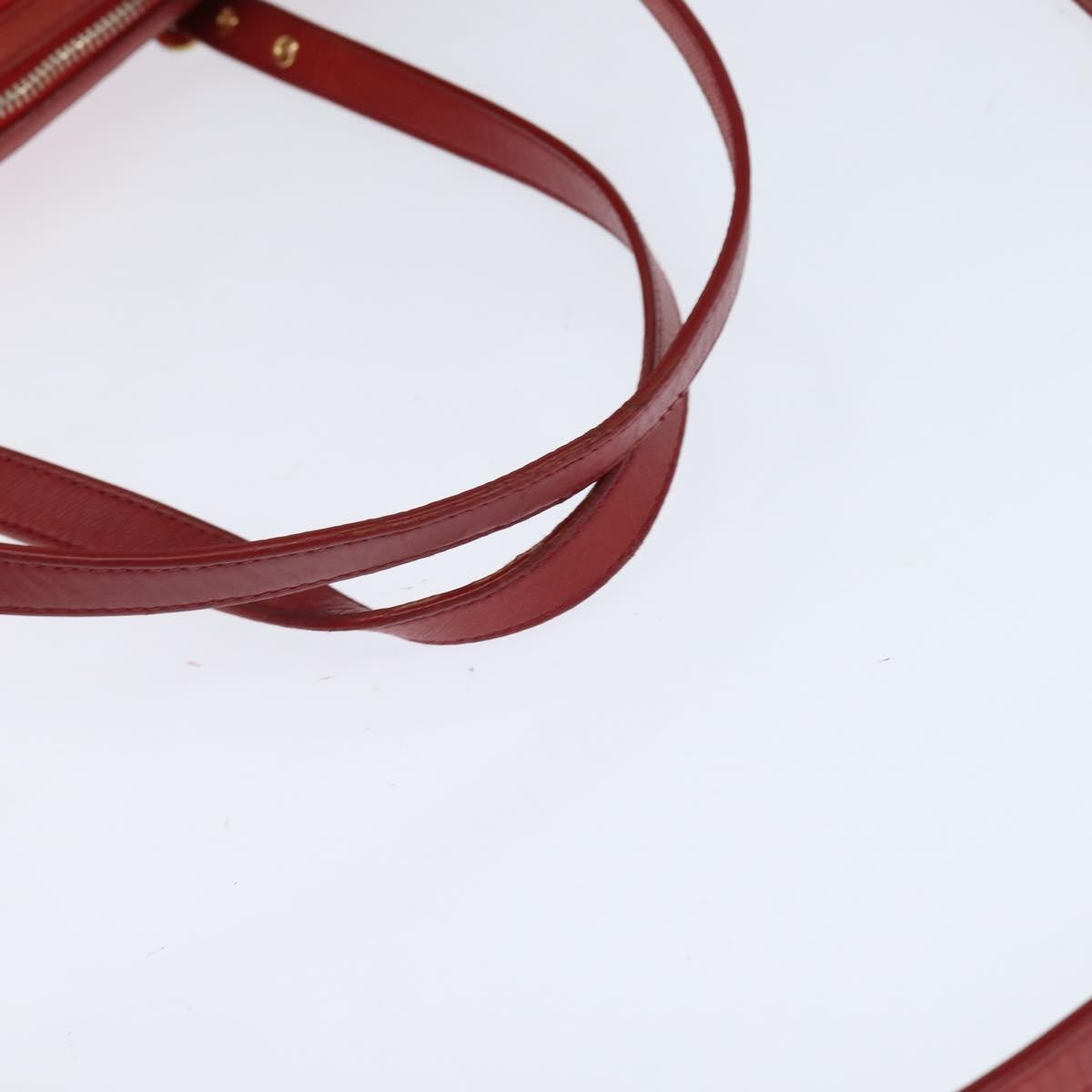 Prada Convertible Logo Tote Tessuto and Leather, RED, NYLON, Tote bag