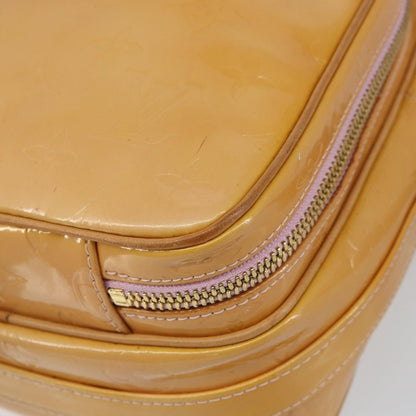 Louis Vuitton Wooster Handbag Monogram Vernis, YELLOW, PATENT_LEATHER, Shoulder bag