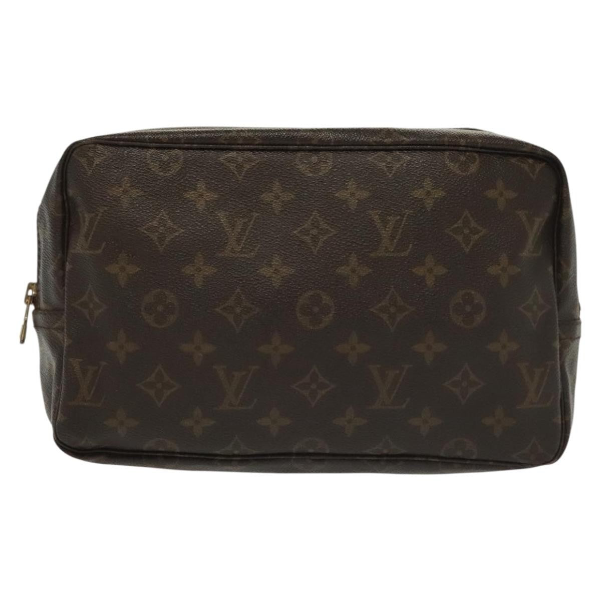Louis Vuitton Trousse Toilette Monogram Canvas, BROWN, CANVAS, Clutche & pouche