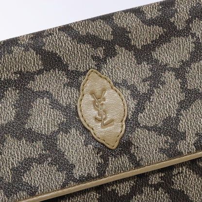 Saint Laurent Vintage Clutch PVC, BEIGE, PVC, Clutche & pouche