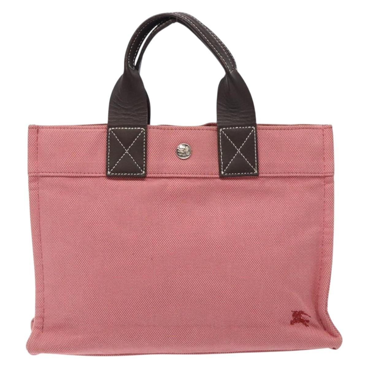 Burberry Blue Label Handbag Canvas, PINK, CANVAS, Handbag