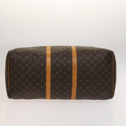 Louis Vuitton Keepall Bag Monogram Canvas, BROWN, CANVAS, Travel bag