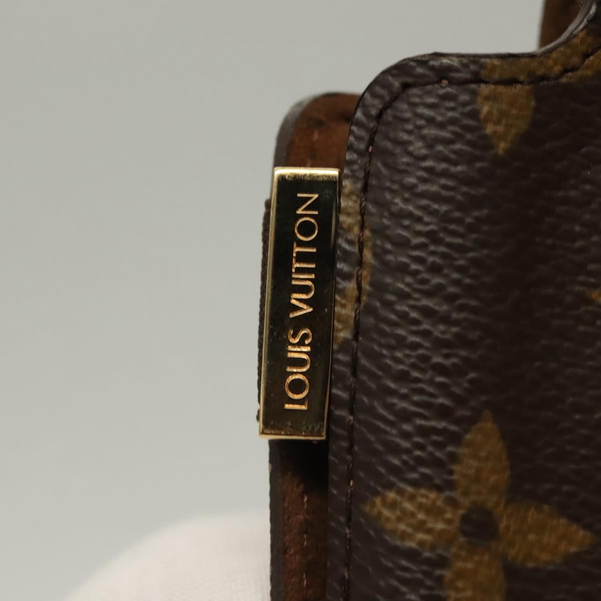 Louis Vuitton Etui Phone Case Monogram Canvas, BROWN, CANVAS, Tech accessory