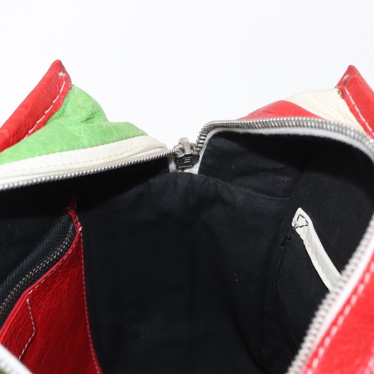 Balenciaga Bazar Convertible Tote Striped Leather, MULTICOLOUR, LEATHER, Tote bag