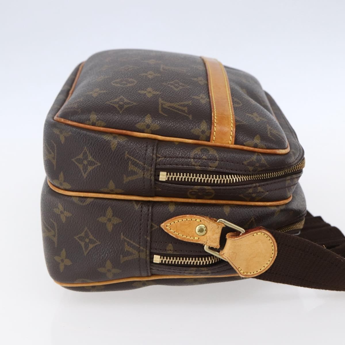 Louis Vuitton Reporter Bag Monogram Canvas, BROWN, CANVAS, Shoulder bag