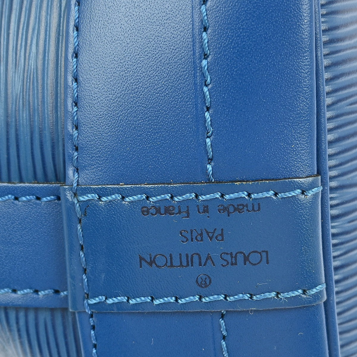 Louis Vuitton Noe Handbag Epi Leather, BLUE, LEATHER, Shoulder bag