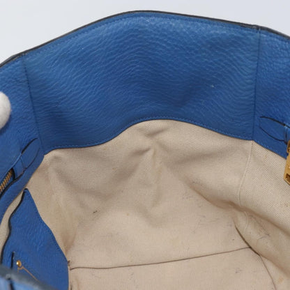 Prada Tote Vitello Daino Vitello Daino, BLUE, LEATHER, Tote bag