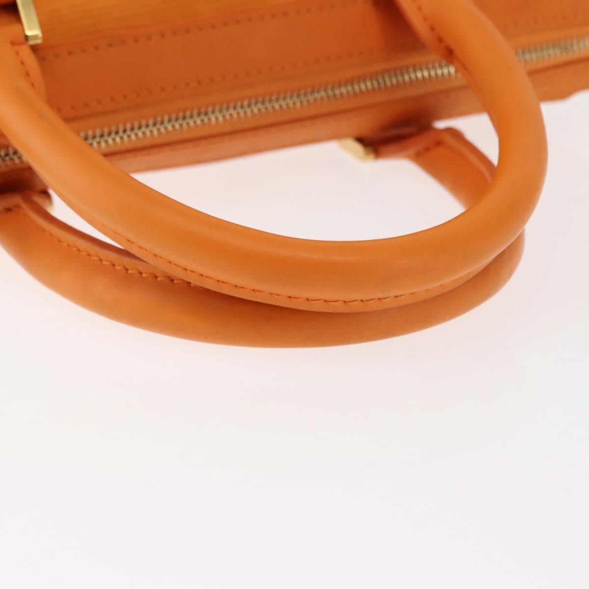 Louis Vuitton Danura Handbag Epi, ORANGE, LEATHER, Handbag