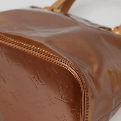 Louis Vuitton Houston Handbag Monogram Vernis, BROWN, PATENT_LEATHER, Handbag