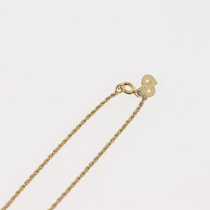 Christian Dior CD Pendant Necklace Metal, GOLD, METAL, Necklace
