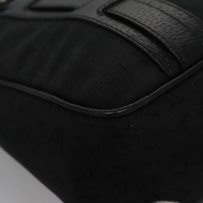 Bvlgari B.Zero1 Logomania Bag Canvas with Leather, BLACK, CANVAS, Handbag