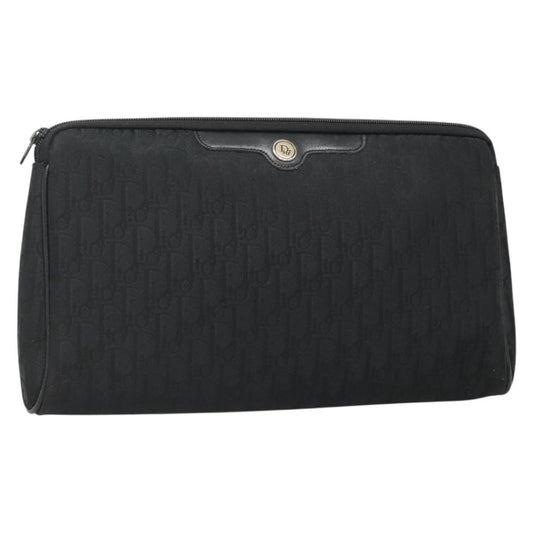 Christian Dior Trotter pouch Diorissimo Canvas, BLACK, CANVAS, Clutche & pouche