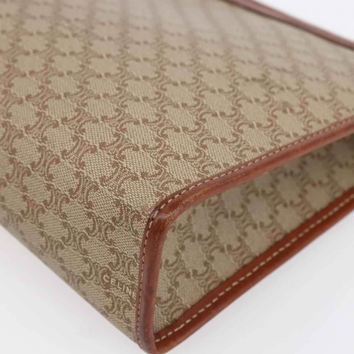 Celine Macadam Pochette Classic, BEIGE, CANVAS, Clutche & pouche