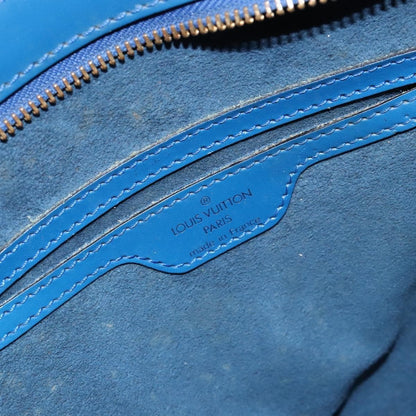 Louis Vuitton Saint Jacques Handbag Epi Leather, BLUE, LEATHER, Shoulder bag