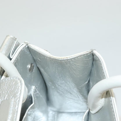 Christian Dior Diorever Bag Leather, SILVER, LEATHER, Bag