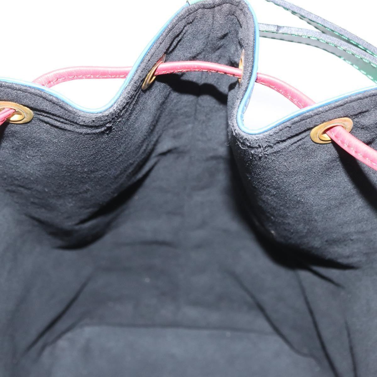 Louis Vuitton Tricolor Noe Handbag Epi Leather, BLUE, LEATHER, Shoulder bag