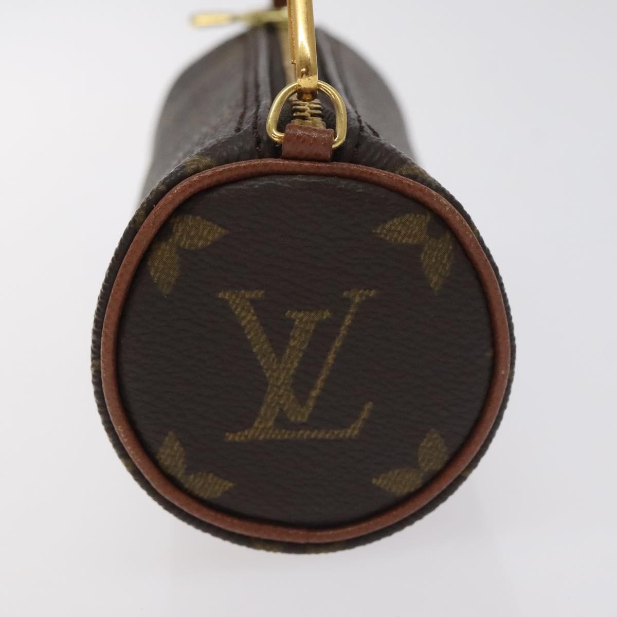 Louis Vuitton Papillon Pochette Monogram Canvas, BROWN, CANVAS, Handbag