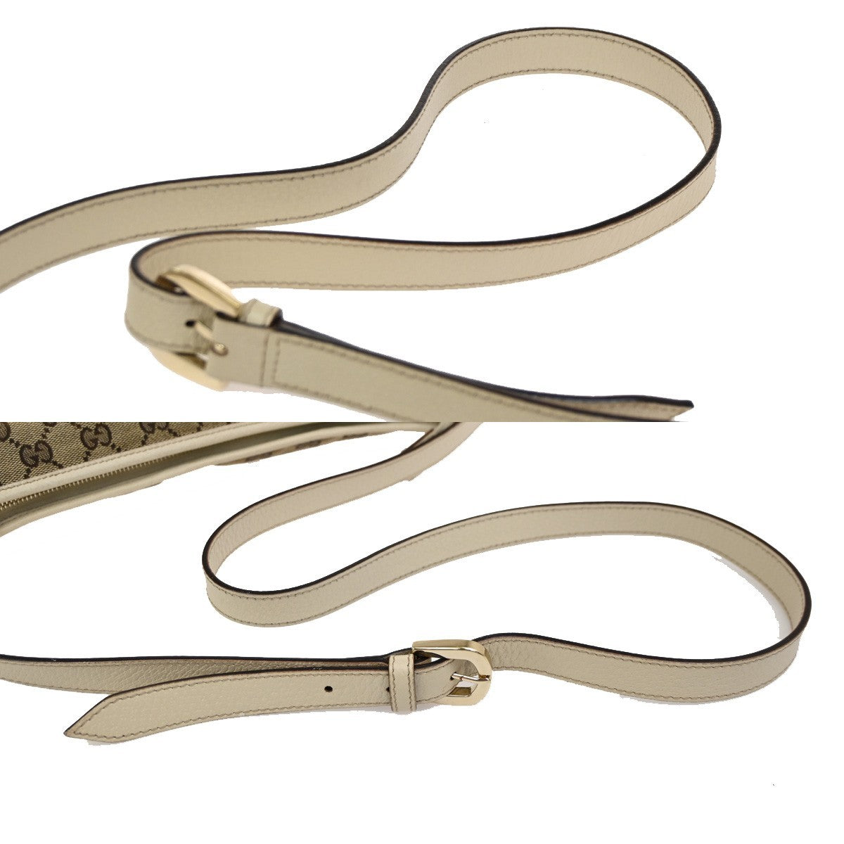 Gucci Abbey D-Ring Messenger Bag GG Canvas, BROWN, CANVAS, Shoulder bag