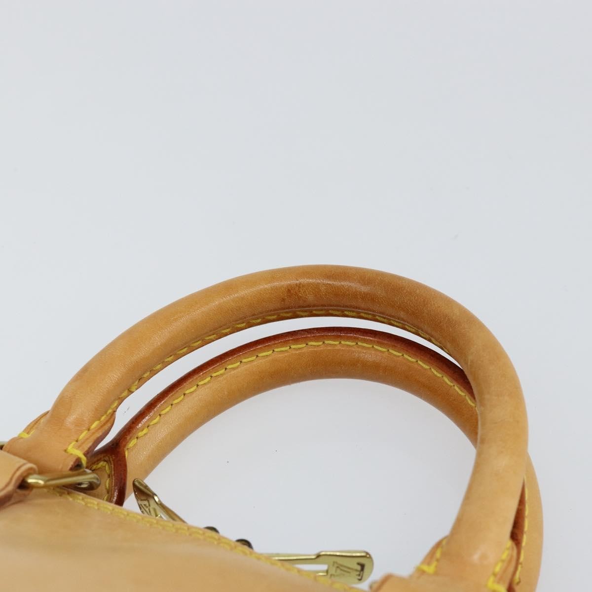 Louis Vuitton Alma Handbag Nomade Leather, BEIGE, LEATHER, Handbag