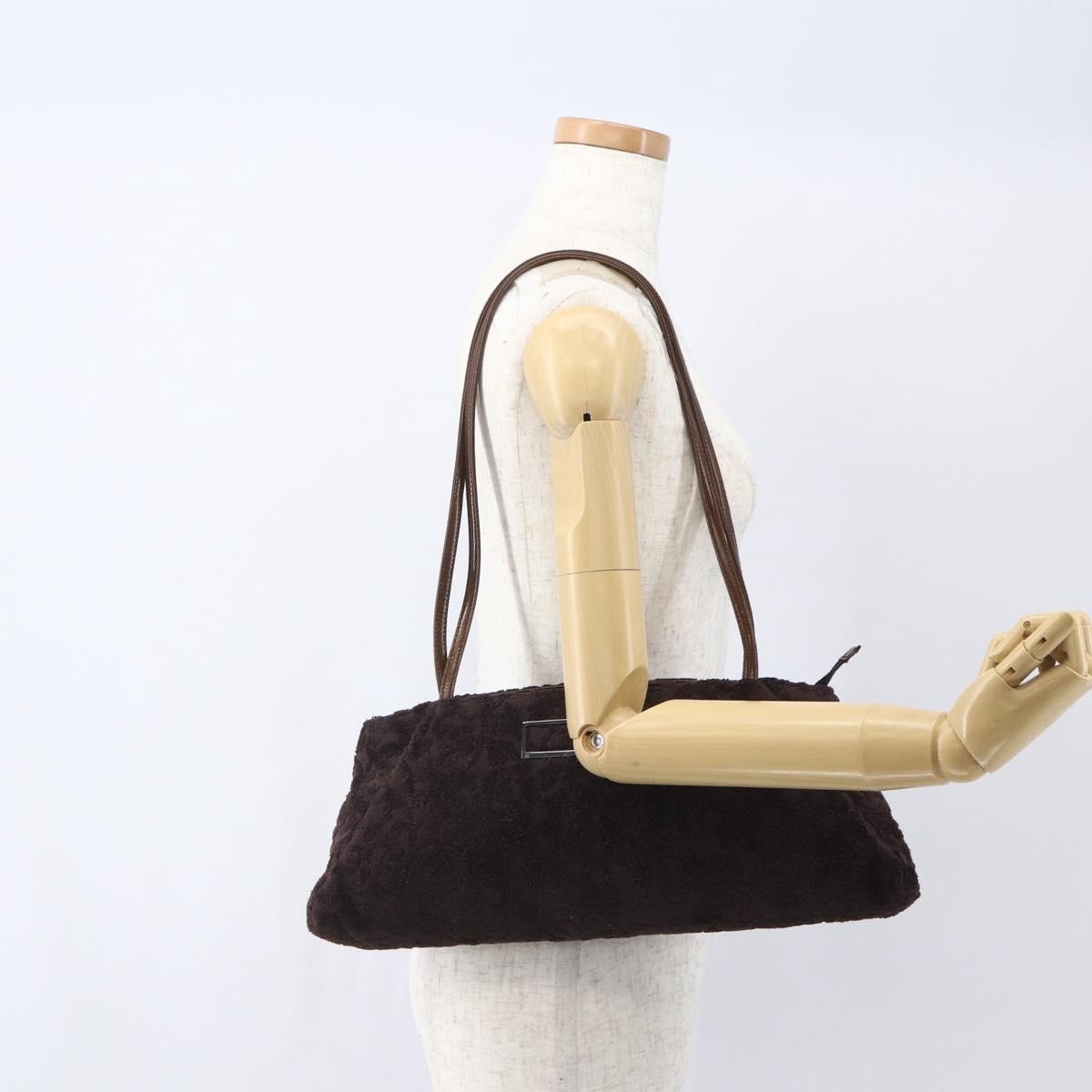 Givenchy Vintage Handbag Cotton, BROWN, COTTON, Handbag