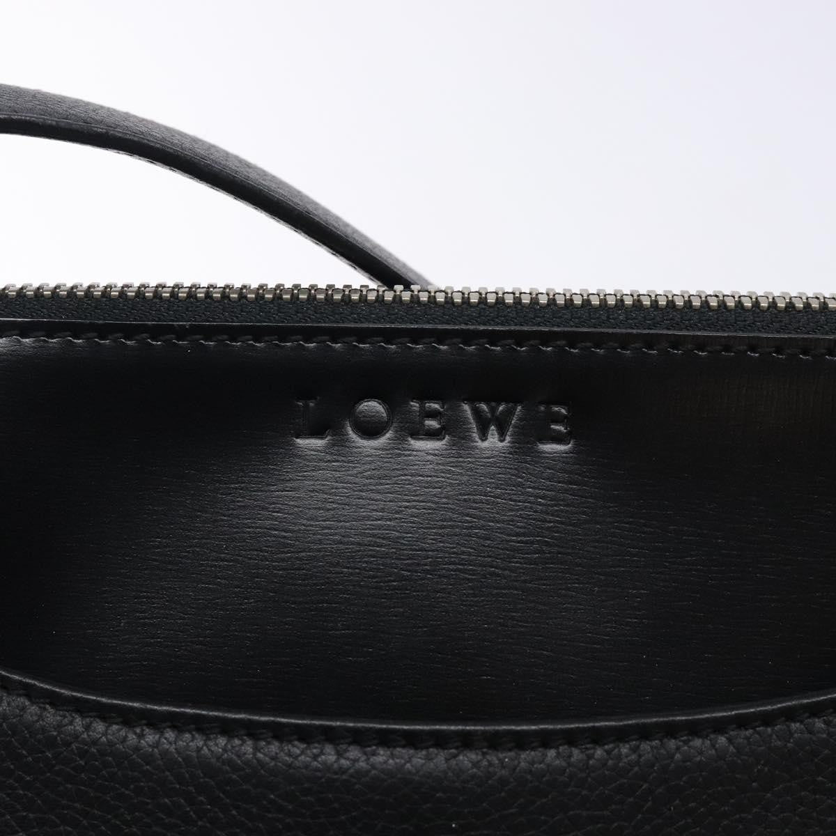 Loewe Vintage Shoulder Bag Leather, BLACK, LEATHER, Shoulder bag