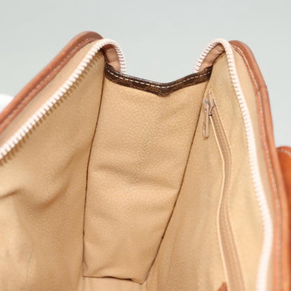 Celine Macadam Briefcase Canvas and leather, BROWN, CANVAS, Briefcase