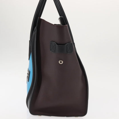 Celine Tricolor Luggage Bag Leather, MULTICOLOUR, LEATHER, Handbag