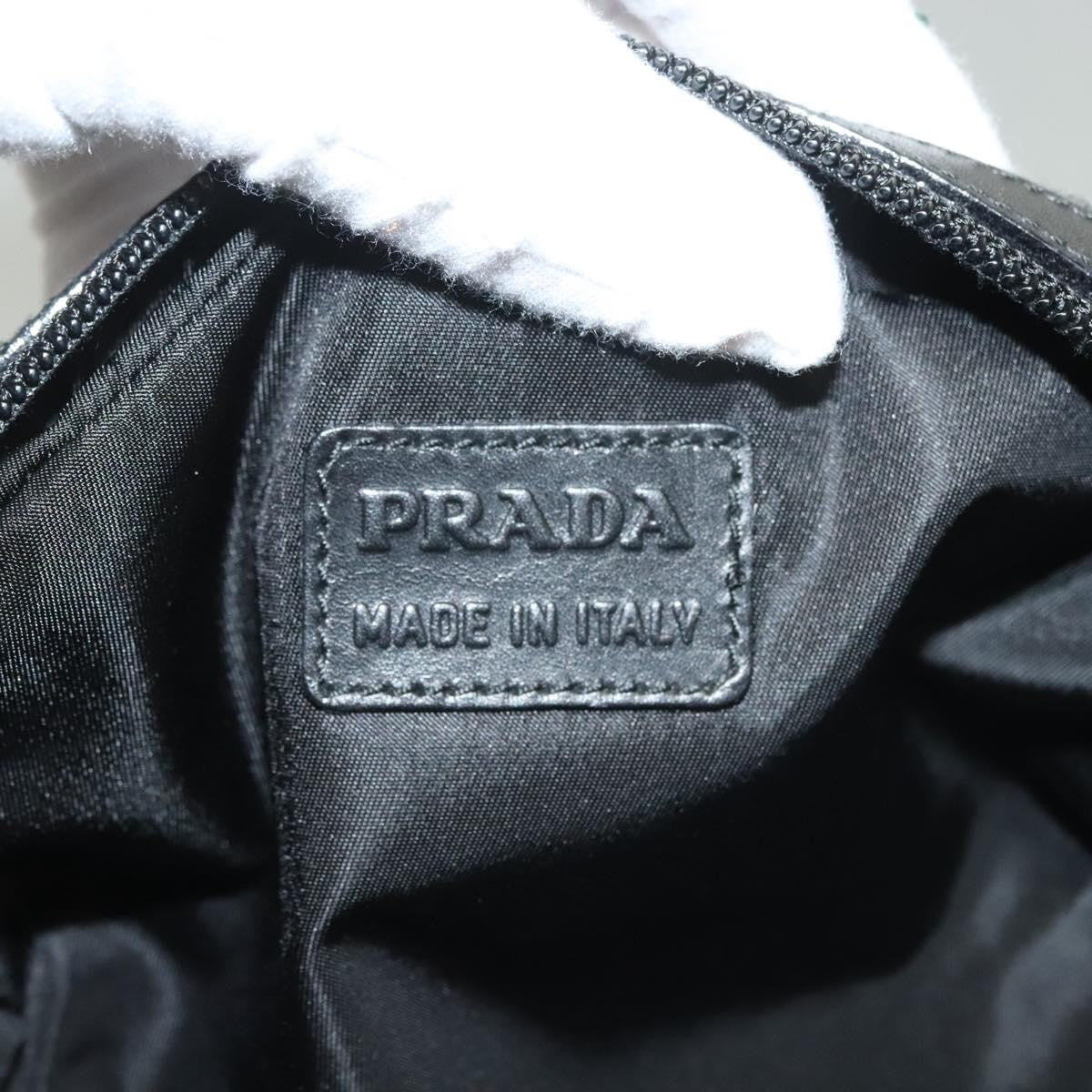 Prada Pochette Wool, BLACK, WOOL, Clutche & pouche