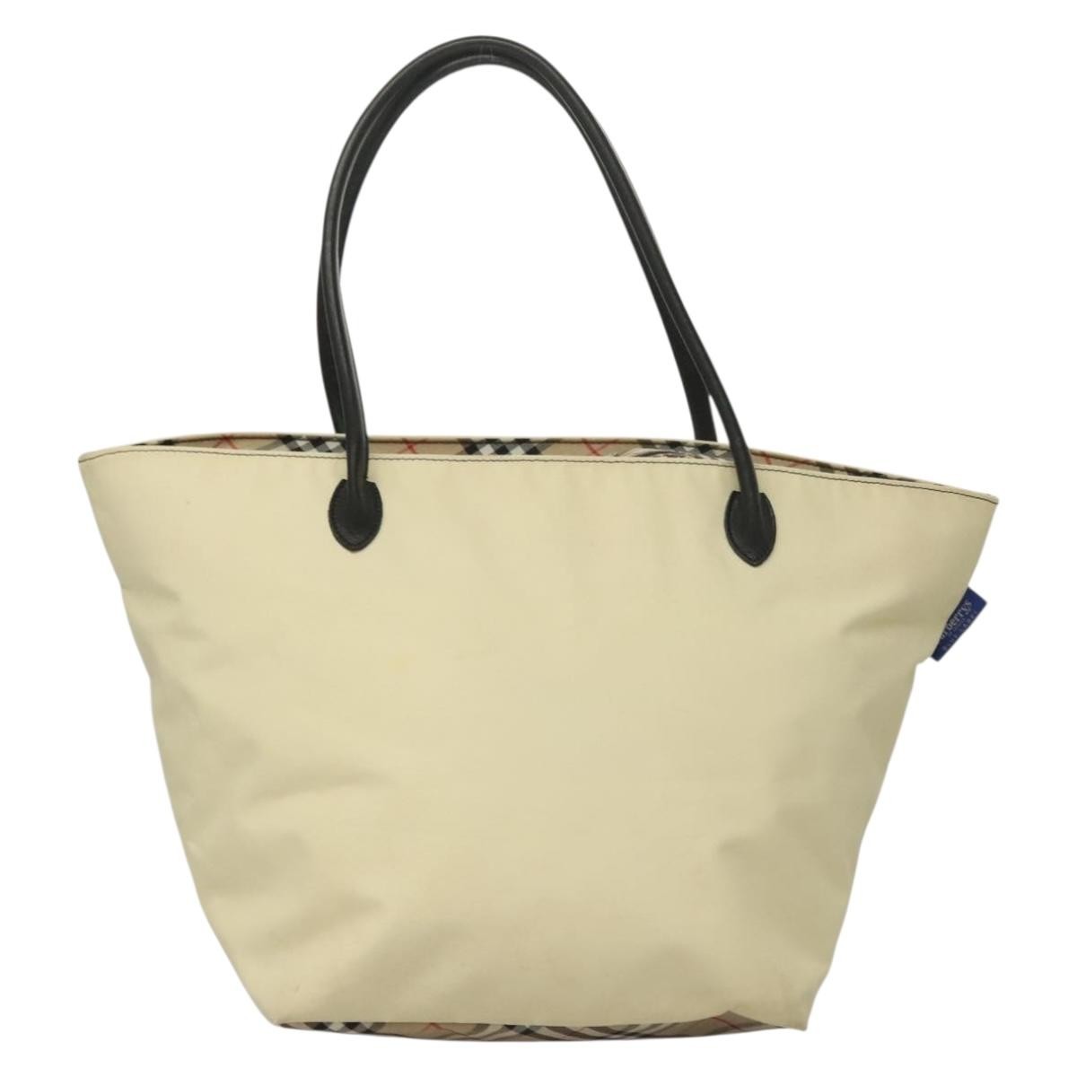 Burberry Nova Check Tote Nylon, BEIGE, NYLON, Tote bag