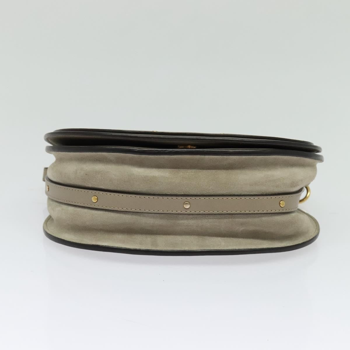 Chloe Nile Crossbody Bag Leather, BEIGE, LEATHER, Shoulder bag