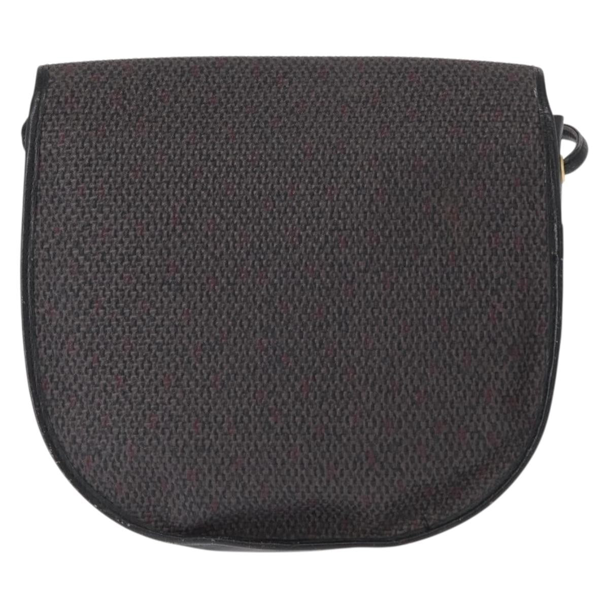 Saint Laurent Vintage Shoulder Bag Canvas, BLACK, CANVAS, Shoulder bag