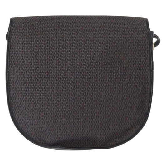 Saint Laurent Vintage Shoulder Bag Canvas, BLACK, CANVAS, Shoulder bag