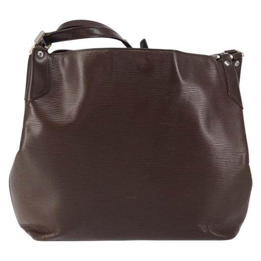 Louis Vuitton Mandara Handbag Epi Leather, BROWN, LEATHER, Shoulder bag