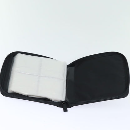 Prada MiniDisc pouch Nylon, BLACK, NYLON, Clutche & pouche