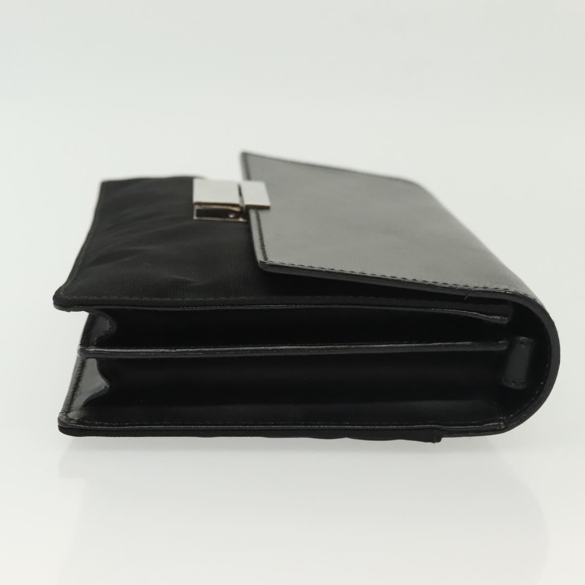 Gucci Pochette Nylon, BLACK, NYLON, Clutche & pouche