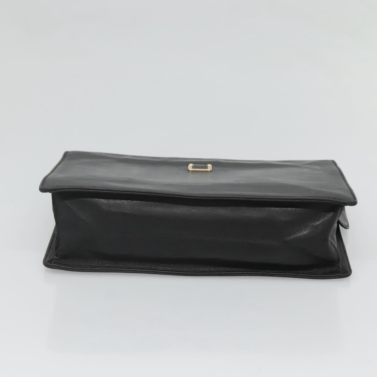 Loewe Anagram Clutch Bag Leather, BLACK, LEATHER, Clutche & pouche