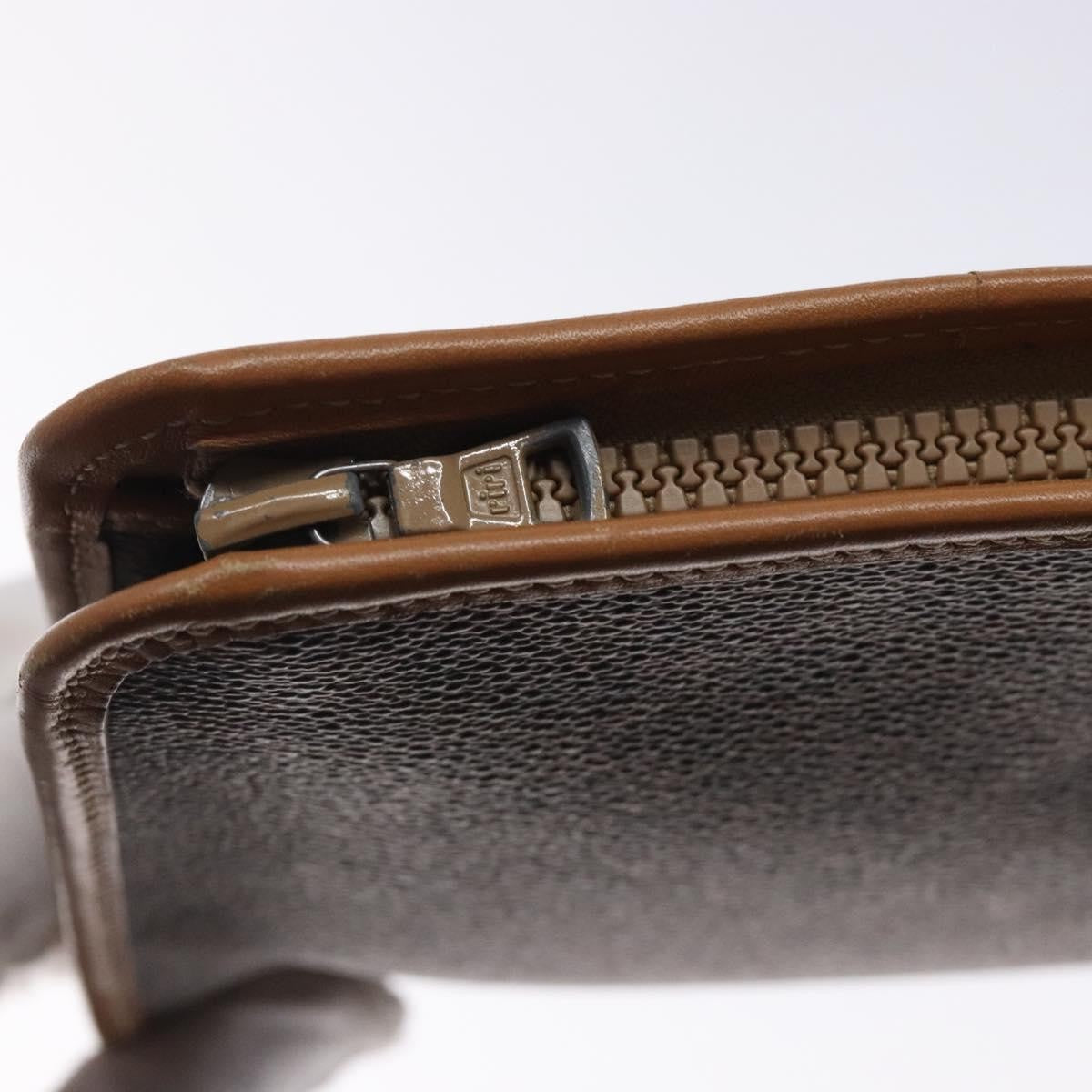 Celine Macadam Pochette Classic, BROWN, LEATHER, Clutche & pouche