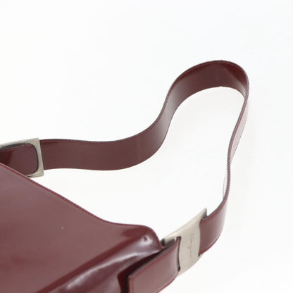 Salvatore Ferragamo Vala Shoulder Bag Patent Leather, RED, PATENT_LEATHER, Shoulder bag