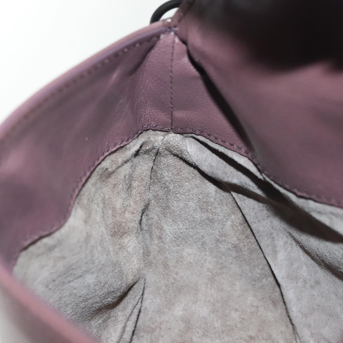 Bottega Veneta Intrecciato Leather, PURPLE, LEATHER, Clutche & pouche