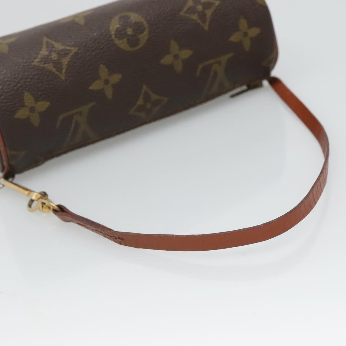 Louis Vuitton Papillon Pochette Monogram Canvas, BROWN, CANVAS, Clutche & pouche