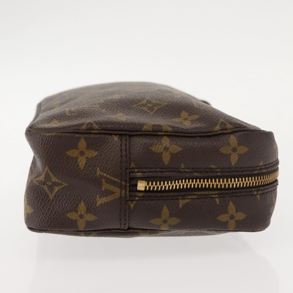 Louis Vuitton Trousse Toiletry Pouch Monogram Canvas, BROWN, CANVAS, Toiletry Case