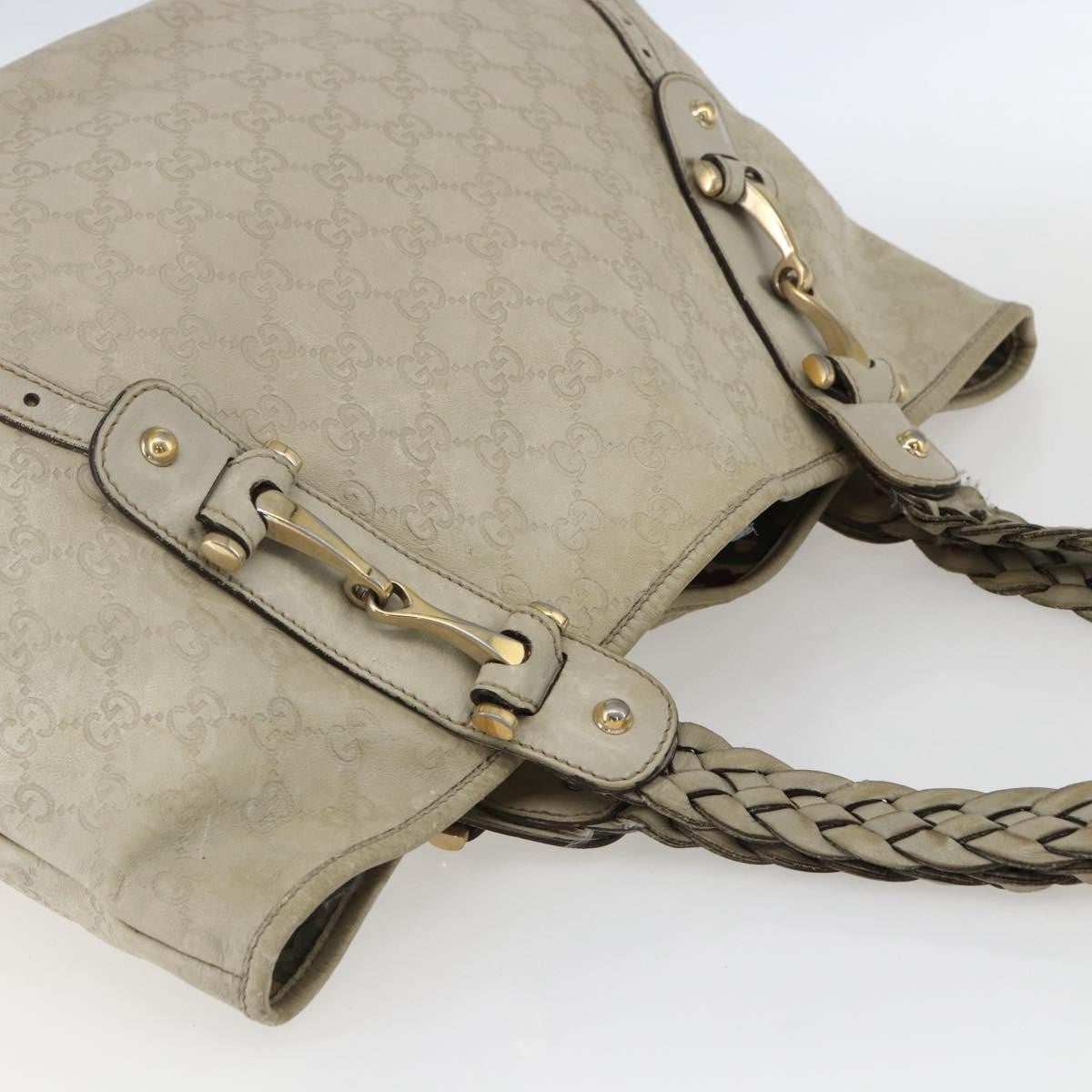 Gucci Pelham Shoulder Bag Leather, BEIGE, LEATHER, Shoulder bag