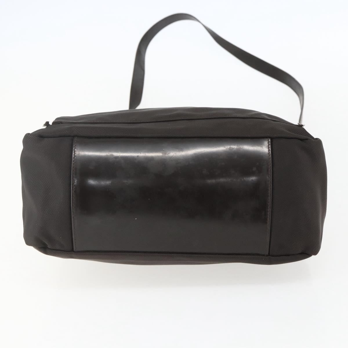 Gucci Vintage Handbag Nylon, BROWN, NYLON, Handbag